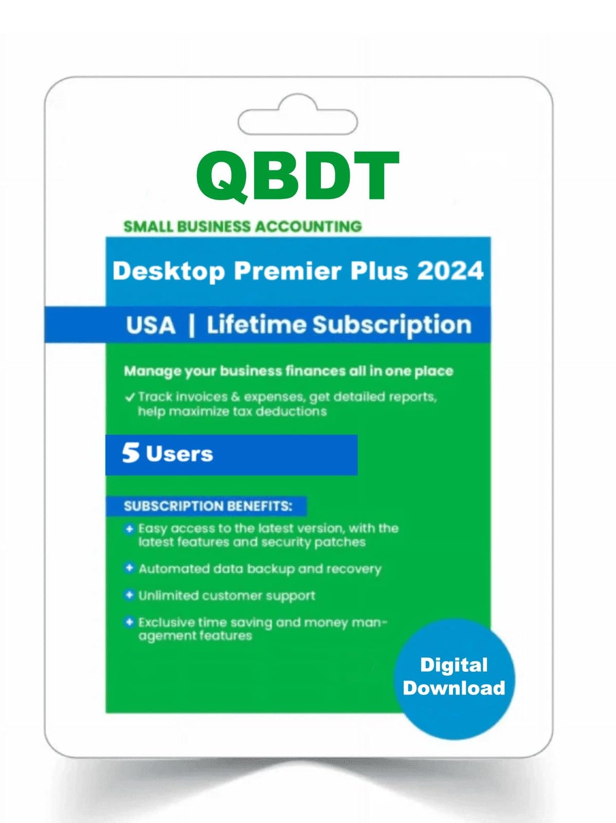 Quick - Books Desktop Premier Plus 2024 | 5 User's | LIFETIME Version
