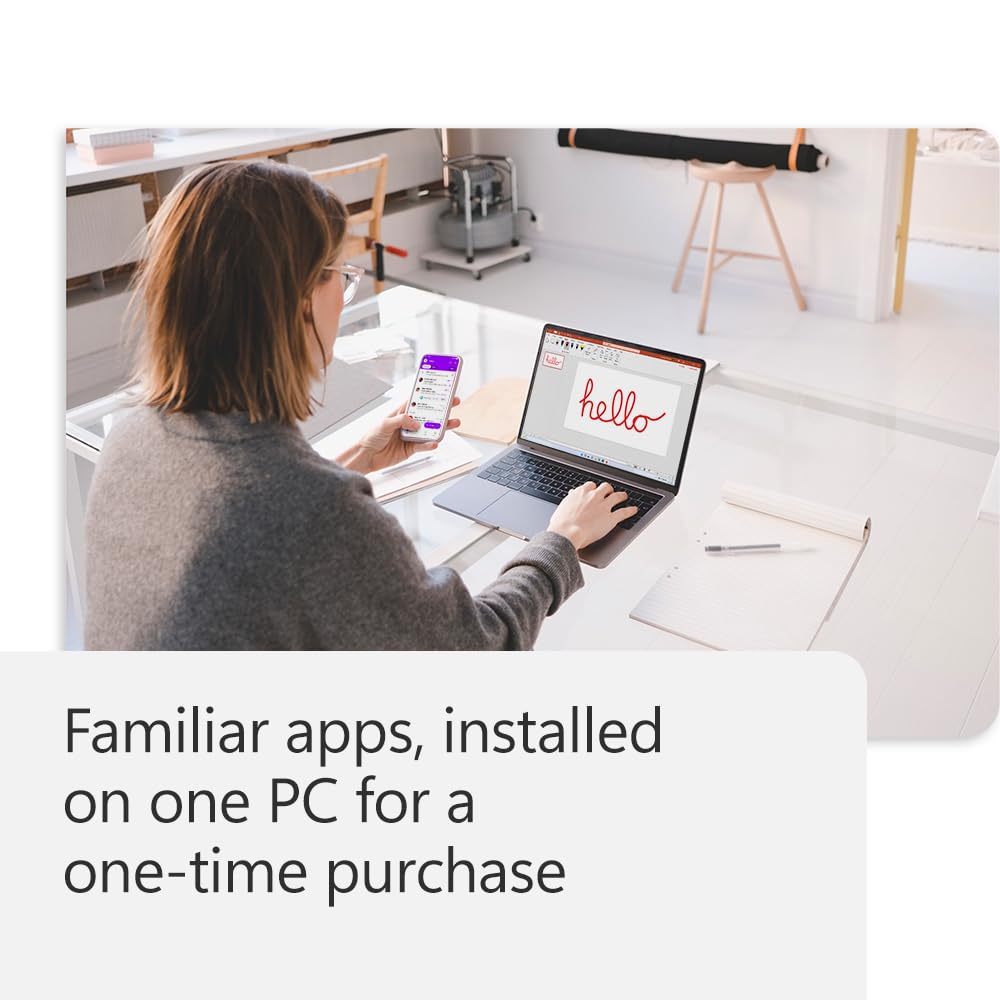 Microsoft Office Home & Business 2024 | Classic Desktop Apps: Word, Excel, PowerPoint, Outlook and OneNote | One-Time Purchase for 1 PC/MAC | Instant Download [PC/Mac Online Code]